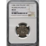 Wladyslaw Jagiello 1386-1434, half-penny, Wschowa, Ref. F‡
