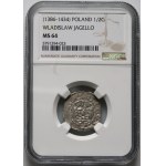 Władysław Jagiełło 1386-1434, half-penny, Kraków, reference AS