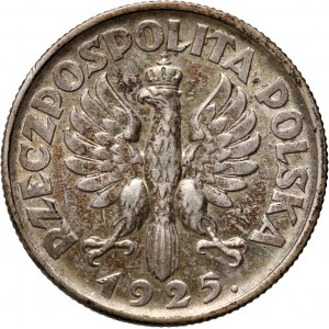 II RP, 1 złoty 1925, Londyn, Żniwiarka