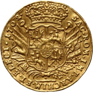 August II Mocny, dukat 1702, EPH, Lipsk