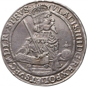Ladislaus IV, thaler 1637 II, Torun