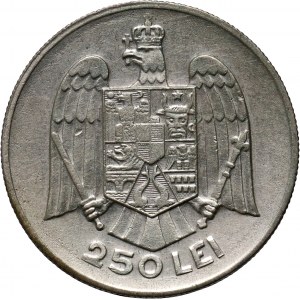 Romania, Charles II, 250 Lei 1935