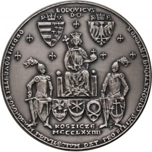 People's Republic of Poland, PTAiN Royal Series, medal, Louis of Hungary, SILVER
