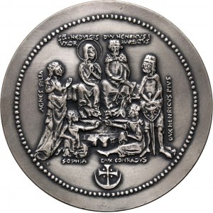 PRL, Seria królewska PTAiN, medal, Henryk I Brodaty, SREBRO