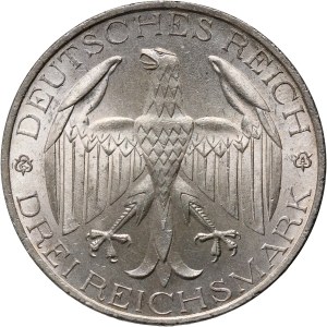 Deutschland, Weimarer Republik, 3 Mark 1929 A, Berlin, Waldeck