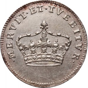 August III, coronation token 1734, Dresden