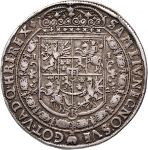 Zygmunt III Waza, talar 1628, Bydgoszcz, herb Półkozic na rewersie