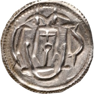 Dania, Harald I Gromsson (Sinozęby) 936-987, półbrakteat, Hedeby