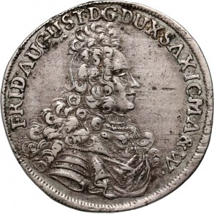 Deutschland, Sachsen, Friedrich August I., 2/3 Taler (Gulden) 1697 IK, Dresden