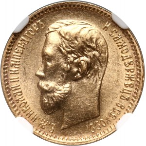 Russia, Nicholas II, 5 Roubles 1902 (АР), St. Petersburg