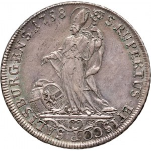 Austria, Salzburg, Sigismund von Schrattenbach, Taler 1758