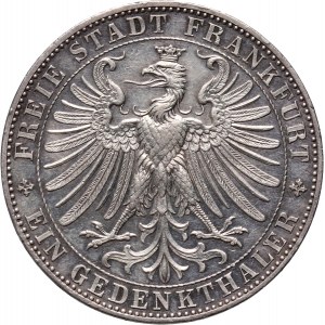 Germany, Frankfurt, Commemorative Thaler 1863, Fürstentag