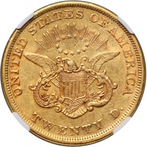 Stany Zjednoczone Ameryki, 20 dolarów 1852, Filadelfia
