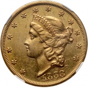 USA, 20 Dollars 1868, Philadelphia