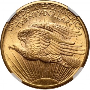 USA, 20 Dollars 1907, Philadelphia, Saint Gaudens