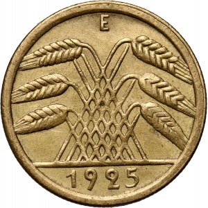 Niemcy, Republika Weimarska, 50 Reichspfennig 1925 E, Muldenhütten