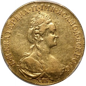 Rosja, Katarzyna II, 10 rubli 1778 СПБ, Petersburg