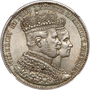 Germany, Prussia, Wilhelm I, Thaler 1861 A, Berlin