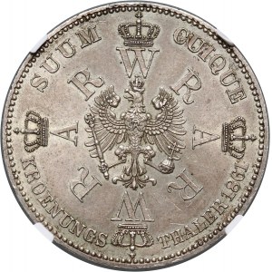 Germany, Prussia, Wilhelm I, Thaler 1861 A, Berlin