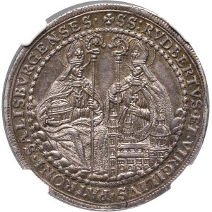 Austria, Salzburg, Johann Ernst von Thun, 1/2 Thaler 1700/699