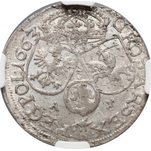 John II Casimir, sixpence 1663 AT, Poznań