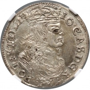 John II Casimir, sixpence 1661 NG, Poznań