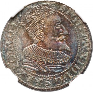 Sigismund III Vasa, sixpence 1596, Malbork, Small head
