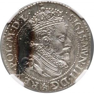 Sigismund III Vasa, sixpence 1599, Malbork