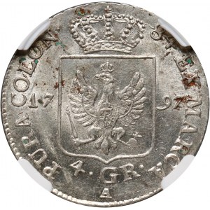 Germany, Prussia, Friedrich Wilhelm II, 4 groszy 1797 A, Berlin