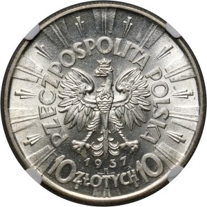 II RP, 10 złotych 1937, Warszawa, Józef Piłsudski