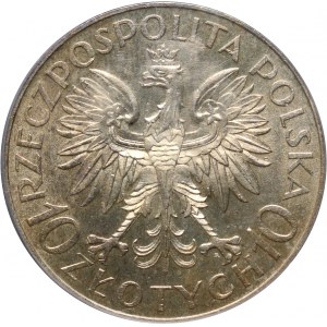 II RP, 10 zloty 1933, Warsaw, Romuald Traugutt