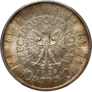 II RP, 10 zloty 1936, Warsaw, Józef Piłsudski