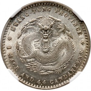 China, Kwangtung, Guangxu, 20 Cents ND (1890-1908)