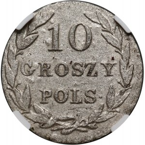 Kongress Königreich, Nicholas I, 10 groszy 1827 FH, Warschau