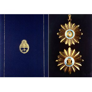 Argentina Order of the Liberator San Martin Grand Cross Set in Case