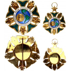 Honduras Order of Civil Jose Cecilio Del Valle Grand Cross Set 1977