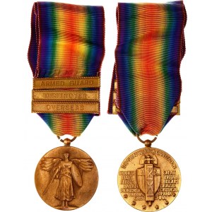 United States WW I U.S. Victory Medal with 3 Bars