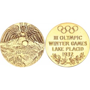 United States Medal III Olympic Winter Games Lake Placid 1932 (ND)