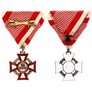Austria - Hungary Military Merit Cross III Class with War Decoration and Swords
