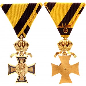 Austria - Hungary Military Long Service Decoration I Class (Officers) for 50 Years
