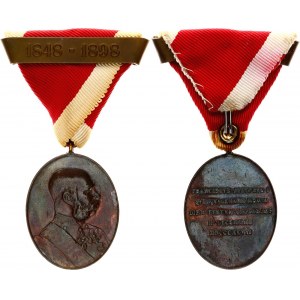 Austria - Hungary Commemorative Court Officials Medal 1898