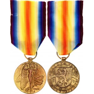 Czechoslovakia WWI Victory Medal Type 1 1918