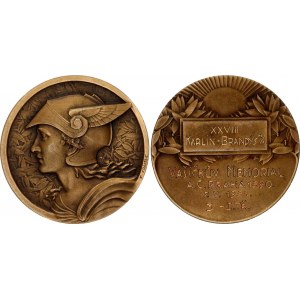 Czechoslovakia Bronze Medal XXVIII Karlin - Brandys n / Labem Vasicek's Memorial  1933