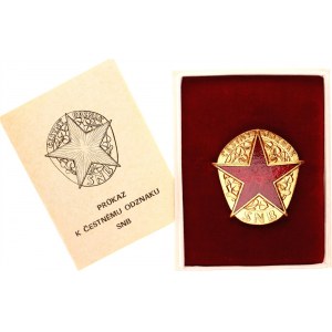 Czechoslovakia Honorary Badge SNB 1970