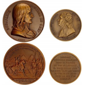 France 2 Medals Dedicated to the Campaign in Egypt 1798 - 1800