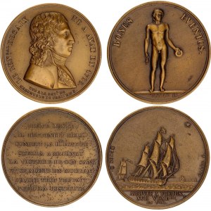 France 2 Medals Dedicated to the Campaign in Egypt 1799 - 1802