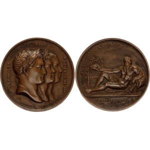 France Medal on the Peace of Tilsit 7-9 July 1807