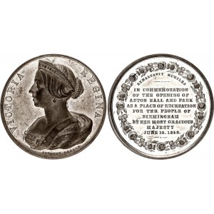 Great Britain Medal in Commemoration of the Openning of Aston Hall and Park 1858