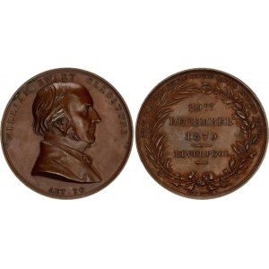 Great Britain William Gladstone bronze Specimen Medal 1879