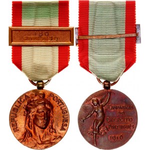 Portugal Commemorative Overseas Campaigns Bronze Medal with Bar Sul de Angola 1921